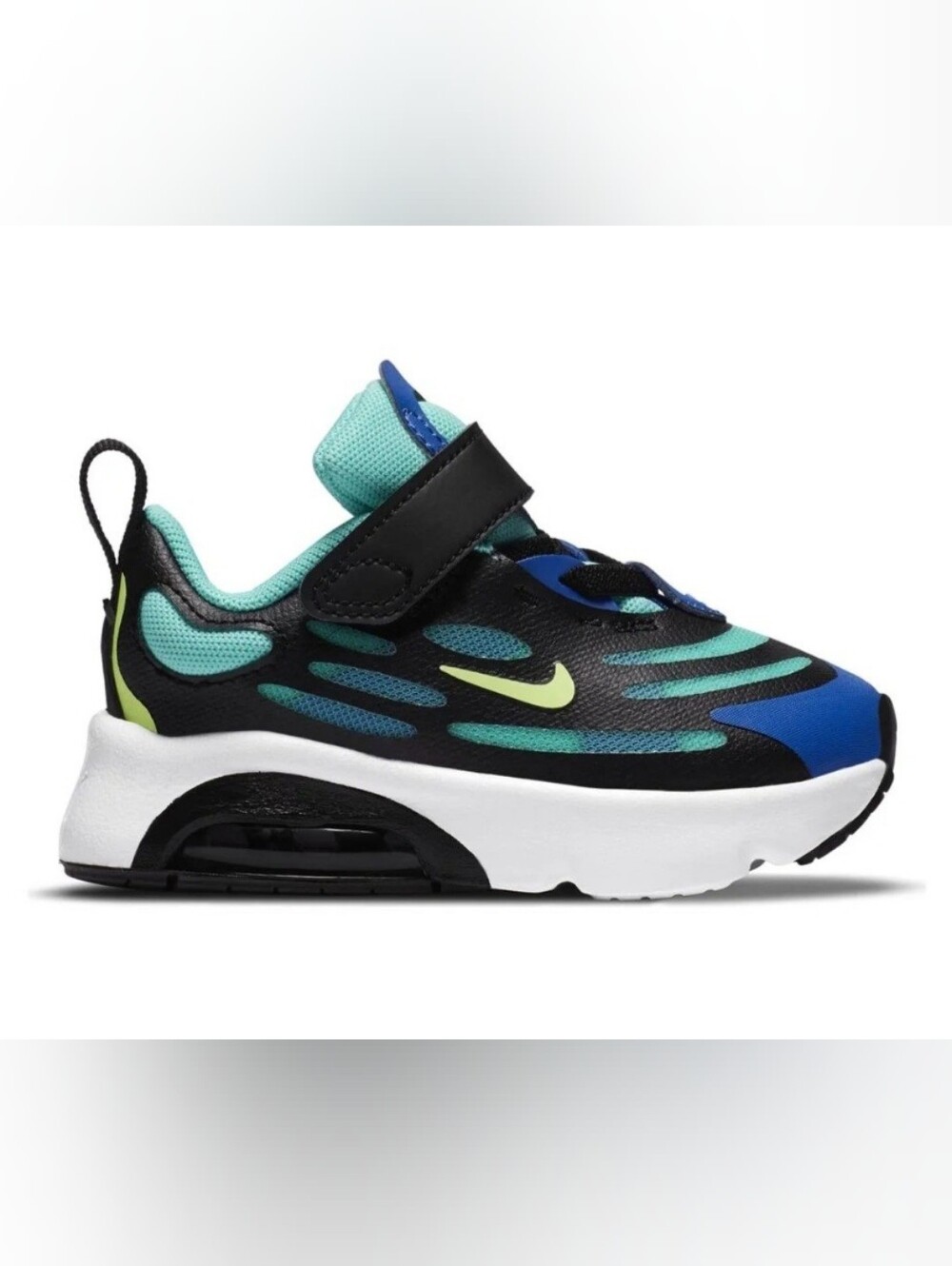 Nike Air Max Exosense Toddler Sneakers Blue Black 4C Like New!!